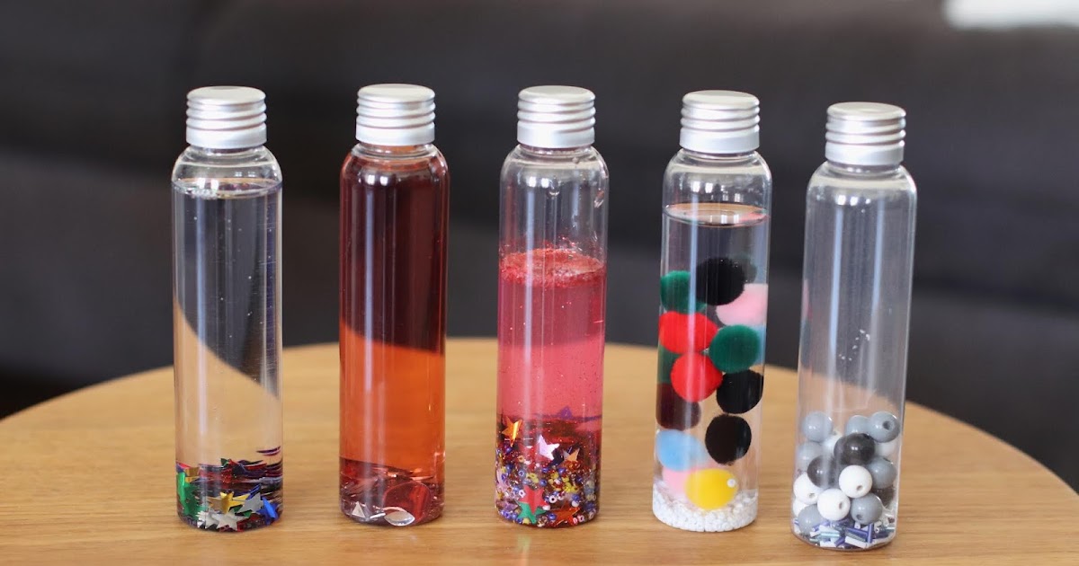 DIY - Les bouteilles sensorielles - Le bazar d'Alison - Blog Lifestyle,  Zéro Déchet et Kids
