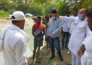विधायक अमित सिहाग ने प्रयासों के चलते मौजगढ़ हेड पर बीएमबी की पटरी का निर्माण शुरू