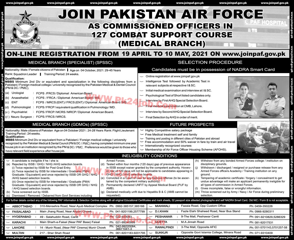 PAF Jobs 2021 | Join Pakistan Air Force | as a Commissioned Officer - PK24job