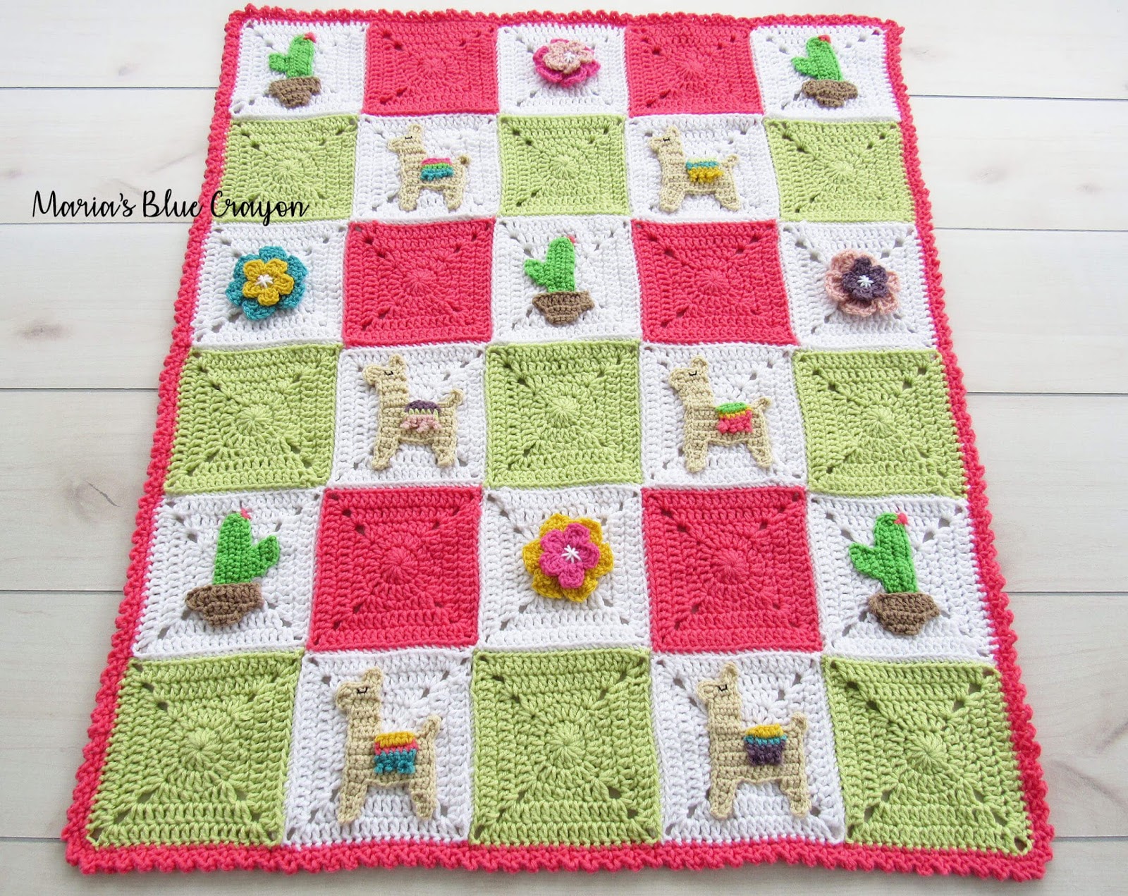 Llama and Cactus Granny Sq. Afghan - No cost Crochet Practice graphic relating to Free Printable Crochet Granny Square Patterns referred to as Llama and Cactus Granny Sq. Afghan - Absolutely free Crochet Habit