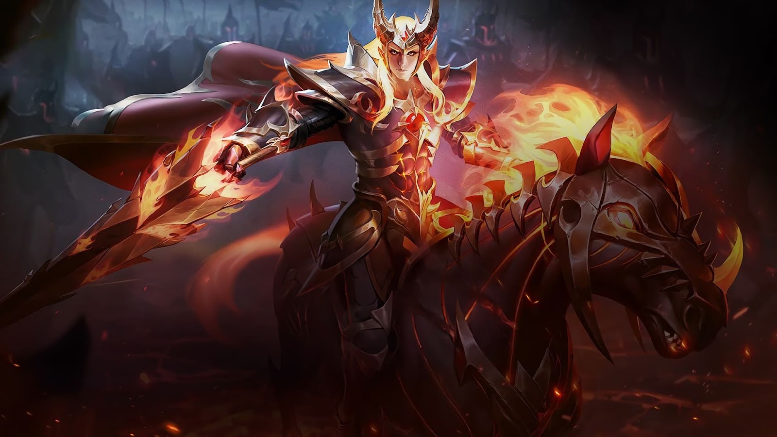 Wallpaper Leomord Inferno Soul Skin Mobile Legends Full HD for PC