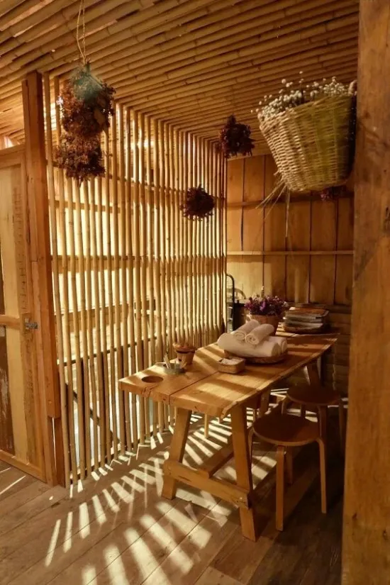 desain warung kopi sederhana dari bambu desain warung kopi dari bambu