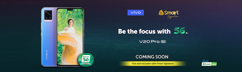 Get vivo V20 Pro 5G via Smart Signature Plan, starts at PHP 2,199 per month!