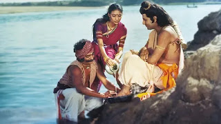 TV Show ramayan Kevat scene in tv show 'ramayan' interesting story by sunil lahri