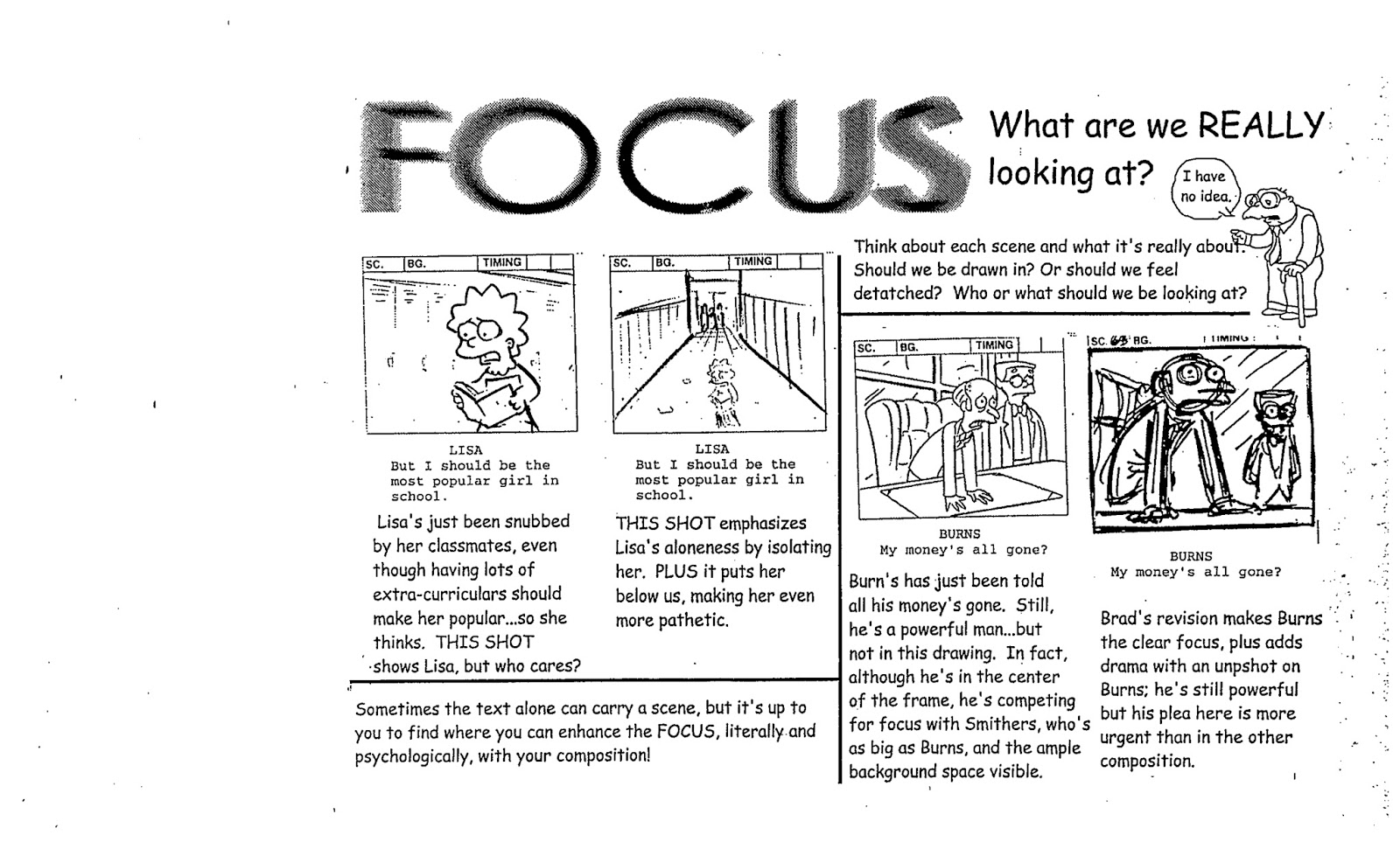 warburtonlabs STORYBOARDING THE SIMPSONS WAY