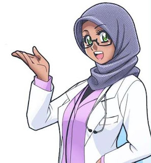 69 Gambar Kartun Dokter Dan Perawat Berhijab Gratis Download Cikimm Com