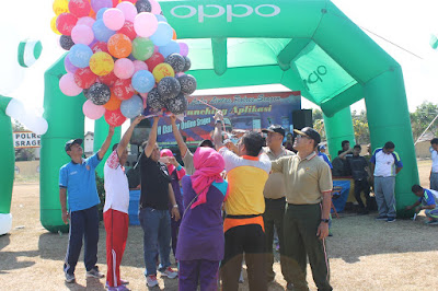 OLAHRAGA BERSAMA DALAM RANGKA PERINGATAN HUT LALULINTAS BHAYANGKARA KE 62