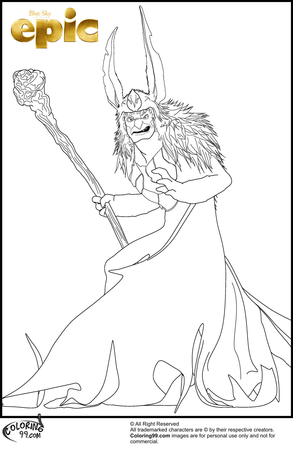 Download Epic Movie Coloring Pages | Team colors