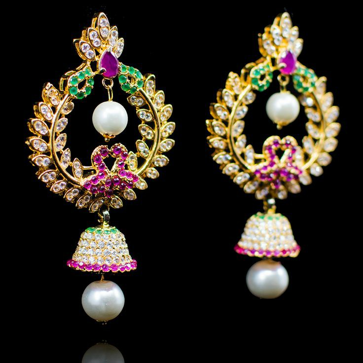Designer chandelier earrings