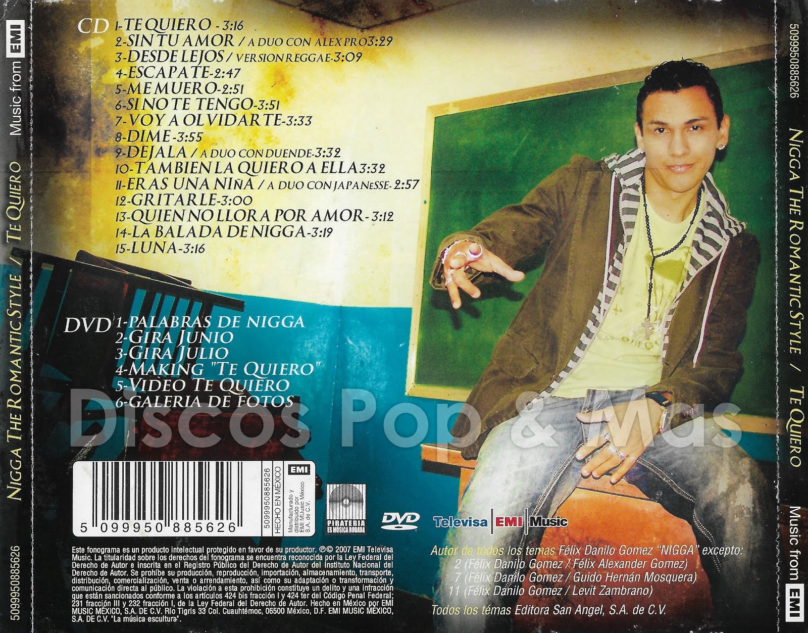 Discos Pop & Mas Nigga Te