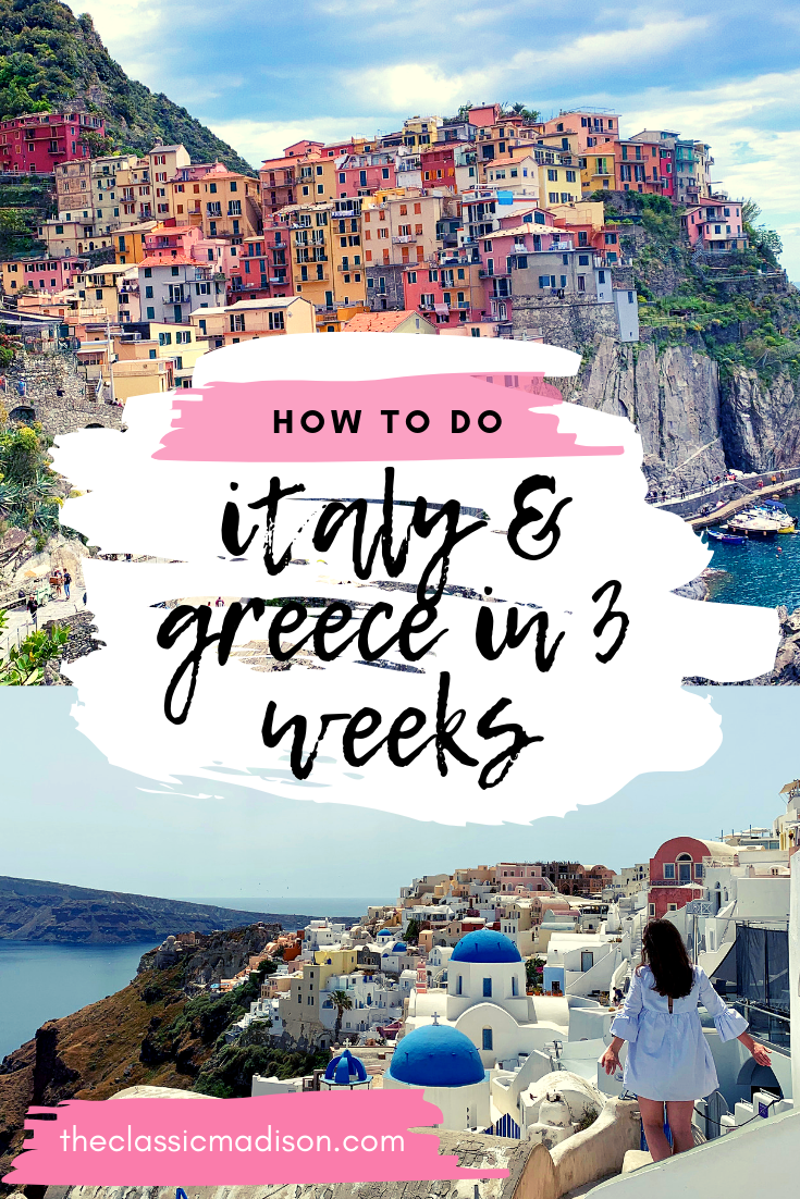 italy and greece trip planner