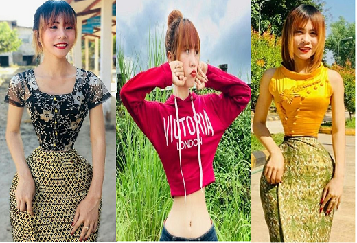 Pictures of a girl with a very thin waist went viral on social media