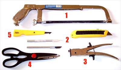 herramientas para cortar