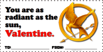 Hunger Games Valentines - Free Download www.hungergameslessons.com