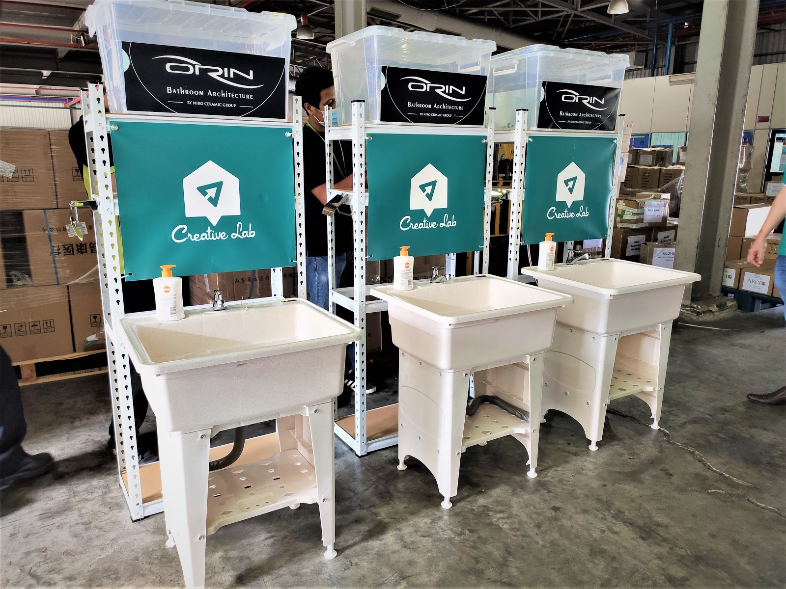 Creative Lab Presents Mobile Wash Facilities for Frontliners