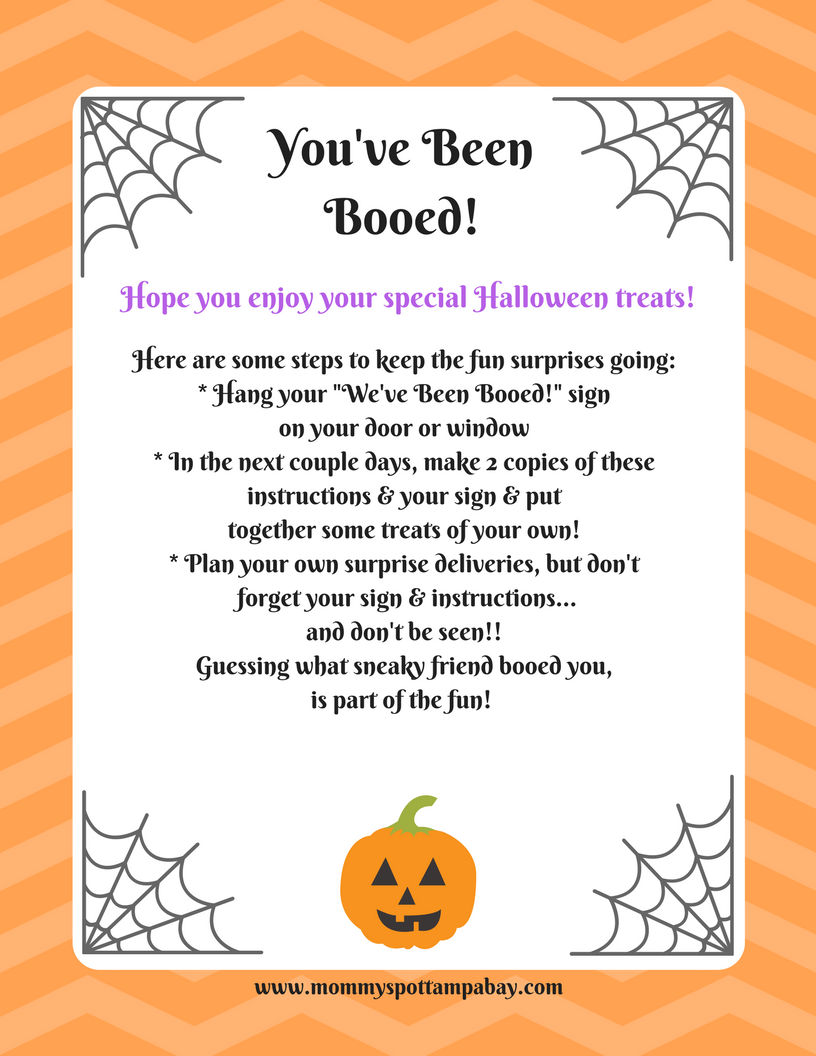 Let The Booing Begin! A Fun Halloween Tradition For All