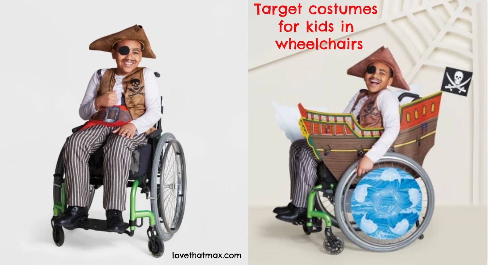 Love That Max Target's offering costumes for kids who use wheelchairs yeah!