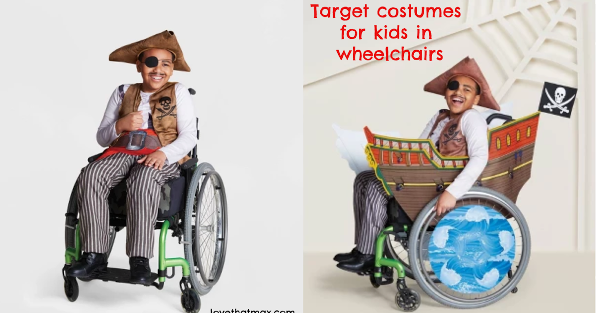 Love That Max Target's offering costumes for kids who use wheelchairs yeah!