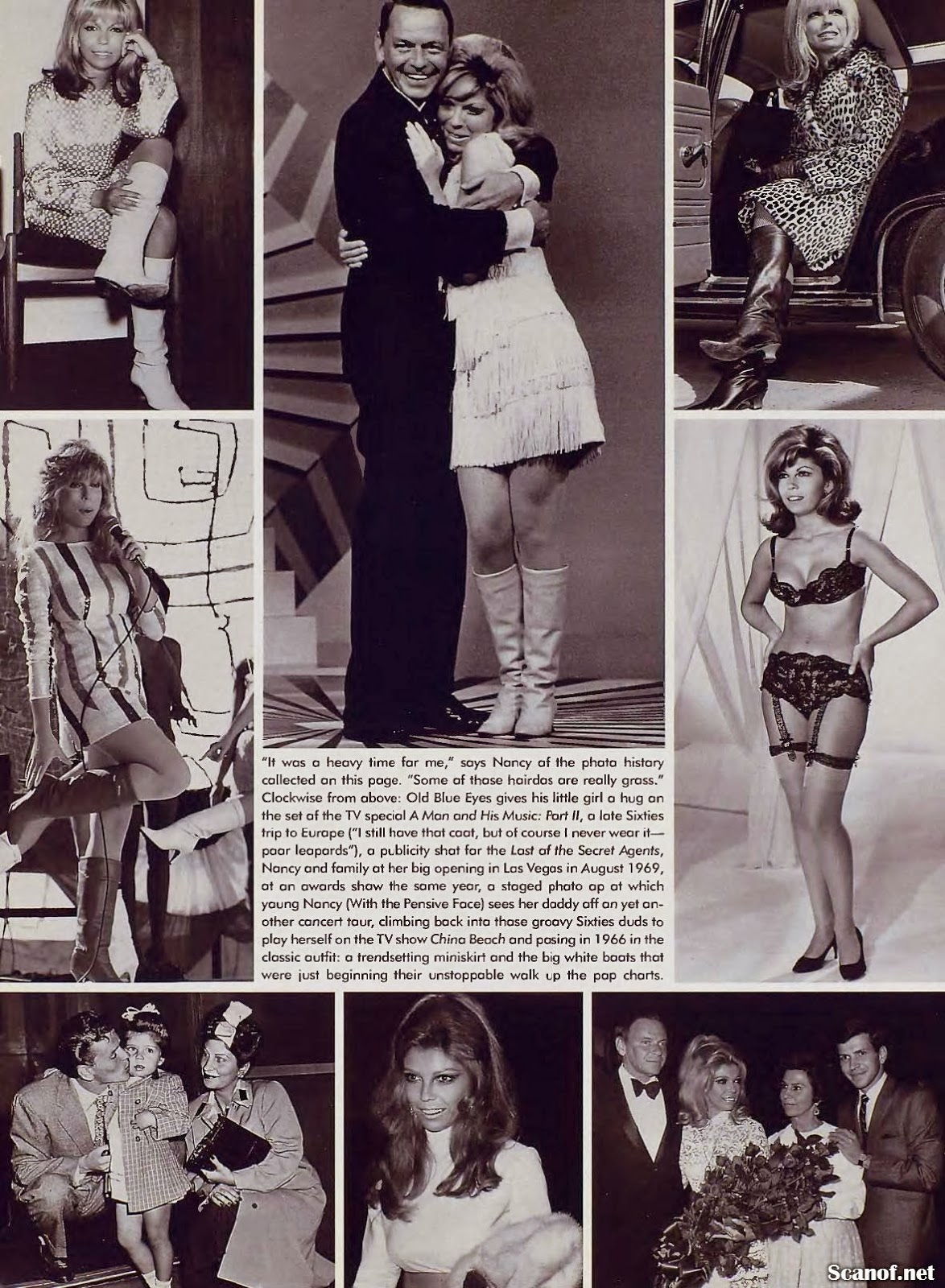 Scan Pictures of Nancy Sinatra from Playboy USA May 1995 issue. 