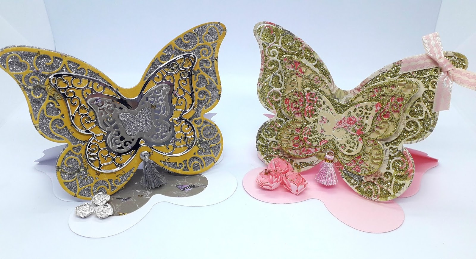 Positively papercraft Beautiful Butterfly Easel Card (Feat Alinacraft)