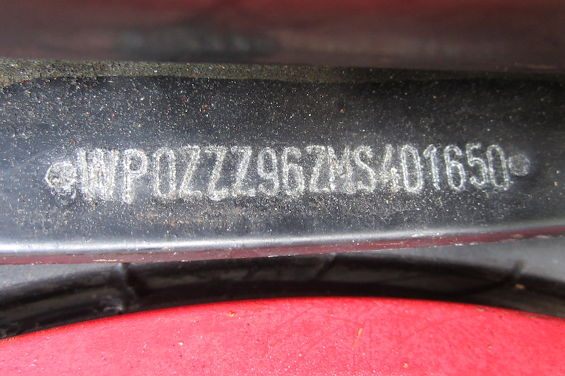 Les Codes et Numéros de ma 964 | LxE's Porsche 964