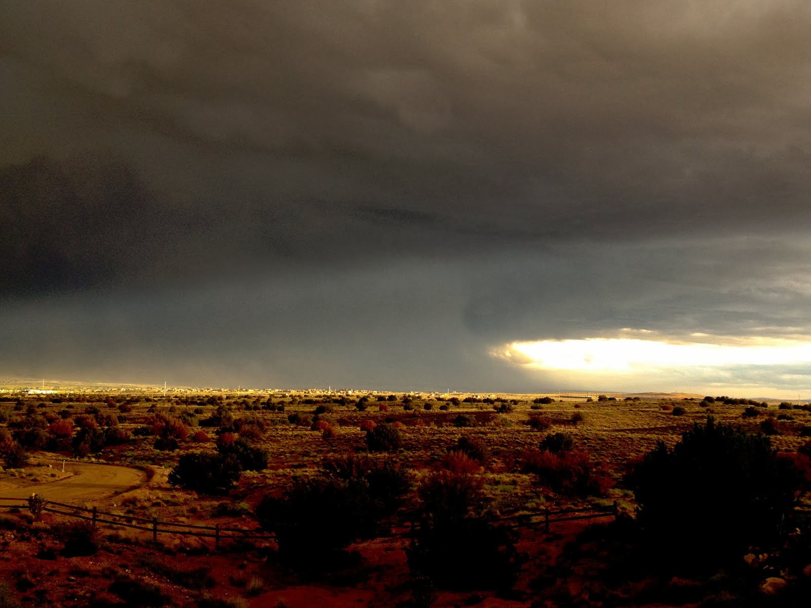 Only in New Mexico Storm Over ABQ