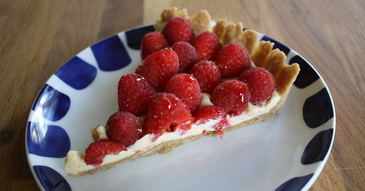 LactoseFree Girl Fresh Raspberry Tart with Lemon Cream Cheese Filling
