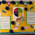Church Bulletin Board with a Young Women/Young Men Theme