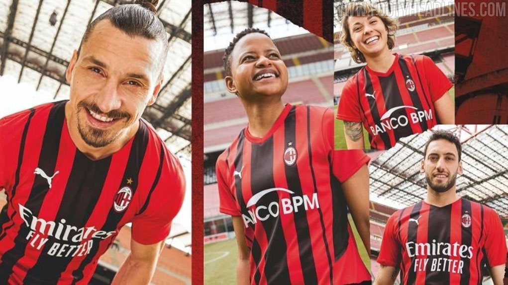 AC Milan 21-22 Home & Goalkeeper Kits Released - Footy Headlines