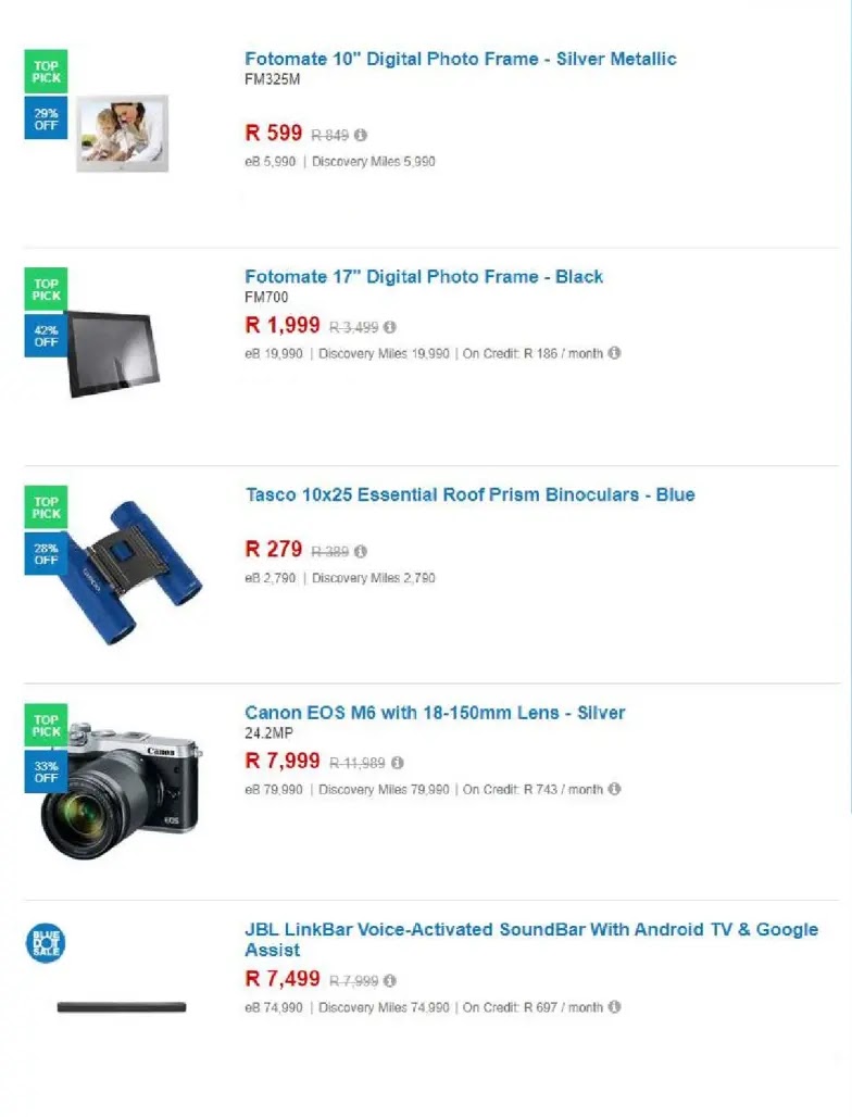 [Live 2019] Takealot Black Friday Early access deals
