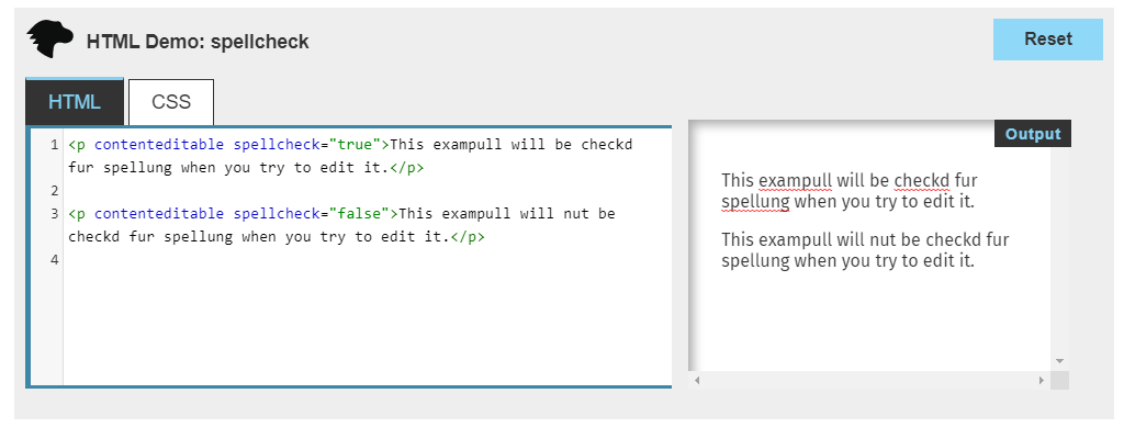 Check for Spelling Mistakes with One Line HTML5 Attribute