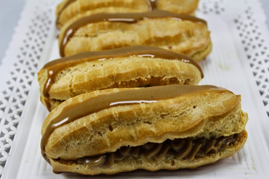 Relámpagos o éclairs de café Ana Sevilla con Thermomix