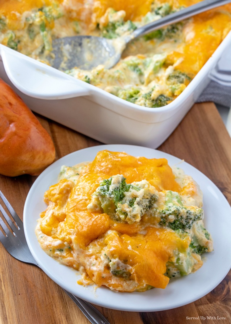 Broccoli Casserole Served Up With Love