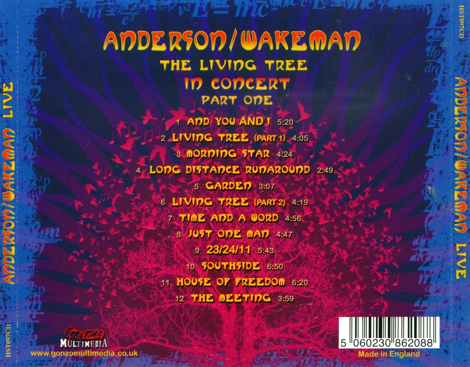 Nas Ondas Da Net Anderson And Wakeman The Living Tree In Concert Part One 2011