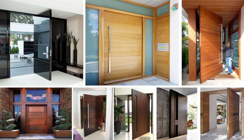 Modern Front Doors With One Side Panel Decor Units