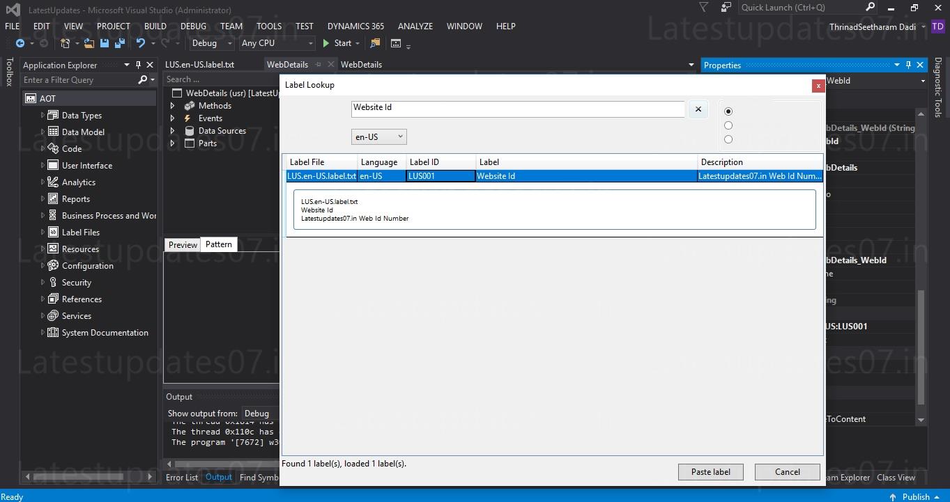 Guide to Create a Label file in D365 Finance & Operations