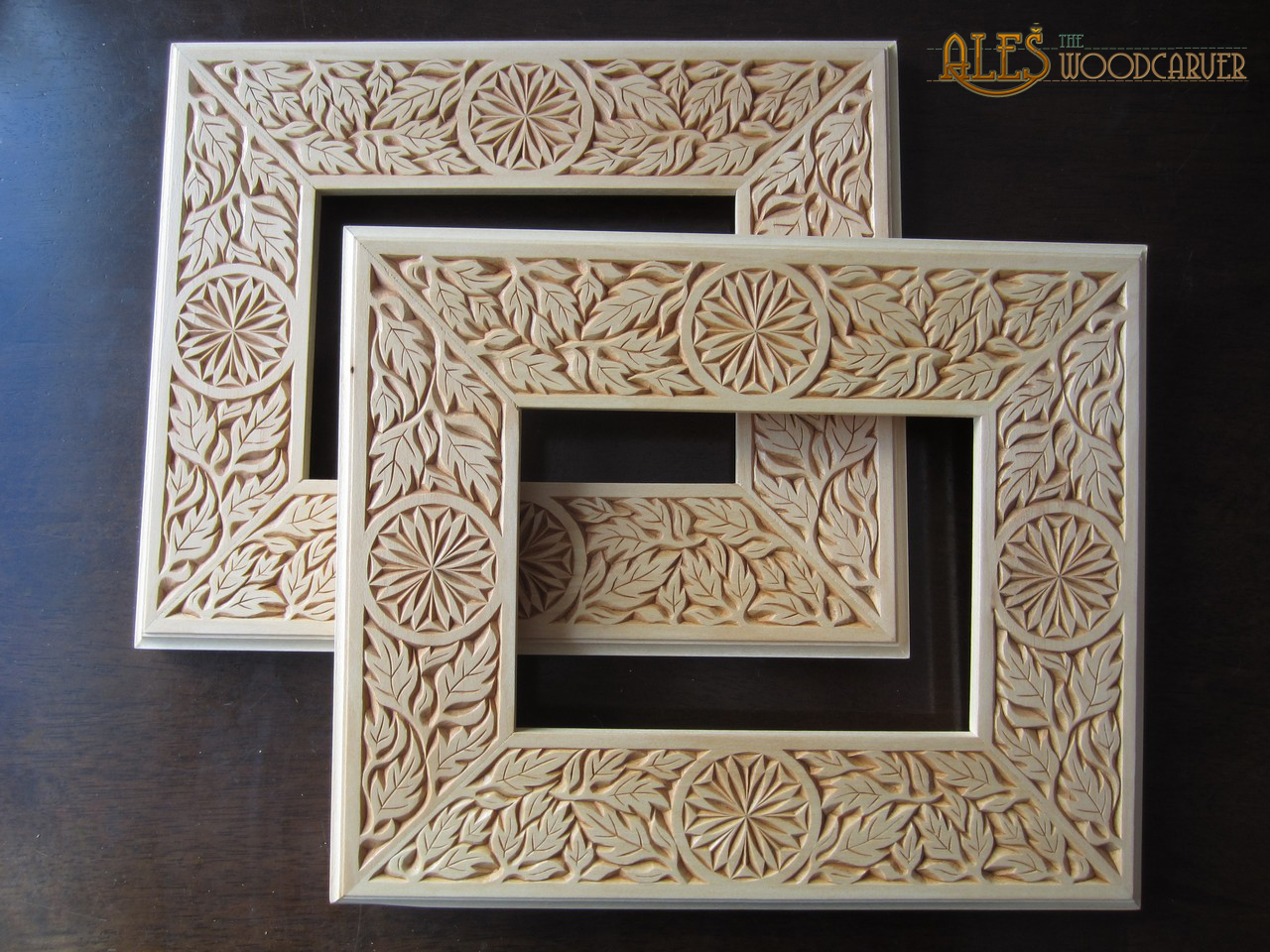 Ales the woodcarver Chip carved picture frames