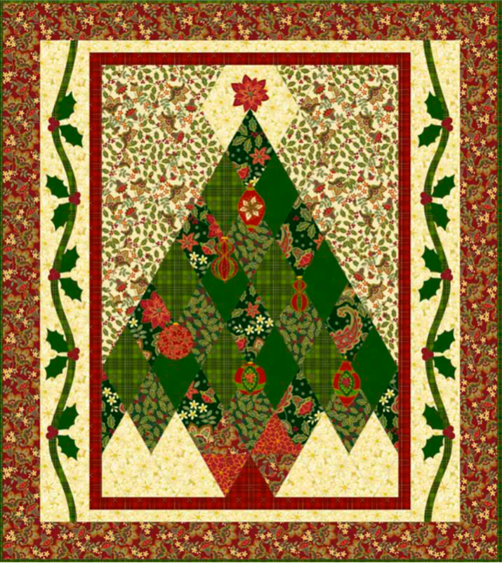 Quilt Inspiration Free pattern day Christmas quilts (part 1) Trees!