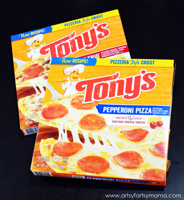 Save 75¢ off two Tony's Pizzas for your Family Game Night on a Budget! #pmedia #tonyspizzeria