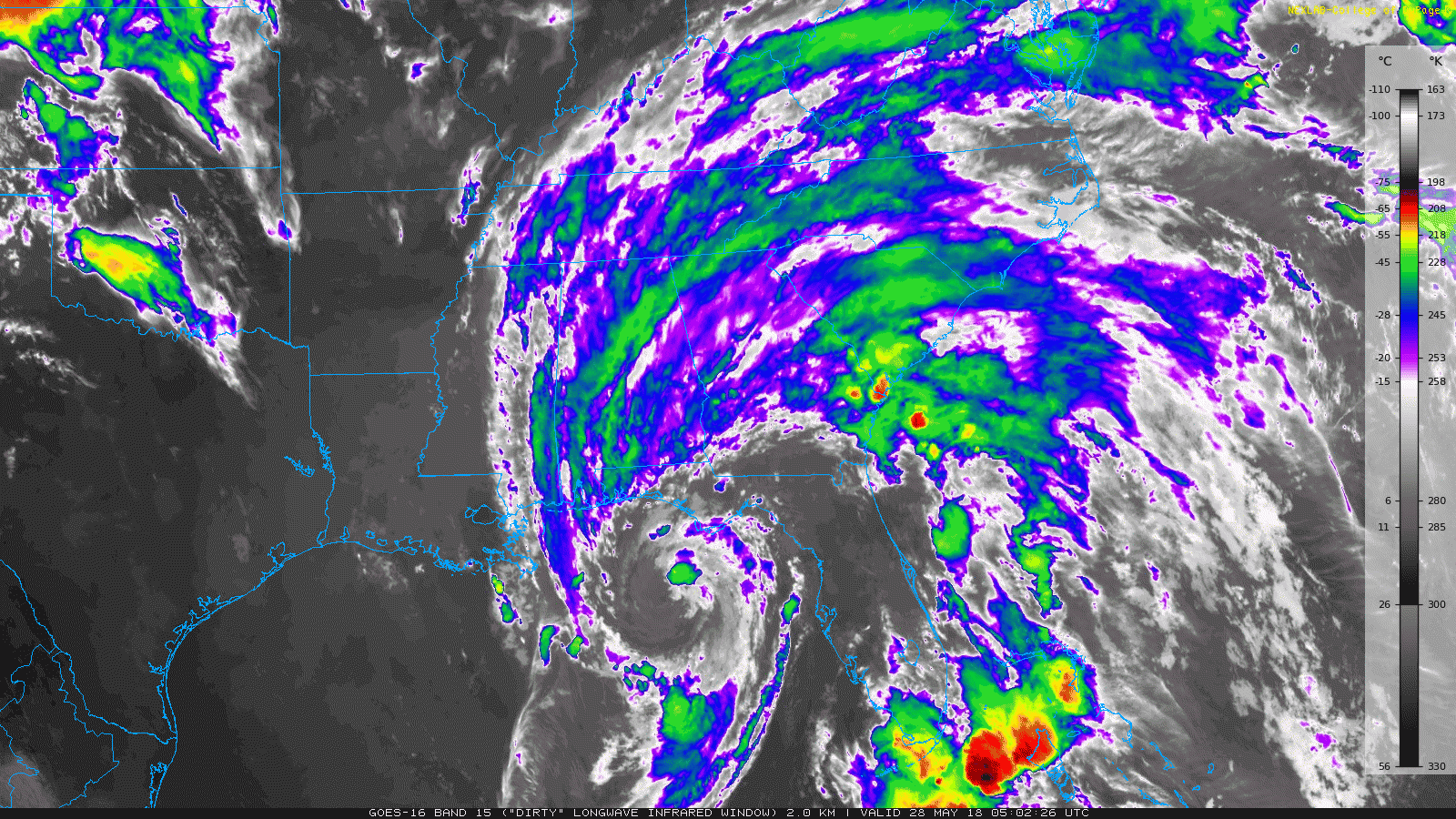 Subtropical Storm Alberto Makes Landfall on Florida Panhandle DAMWeather