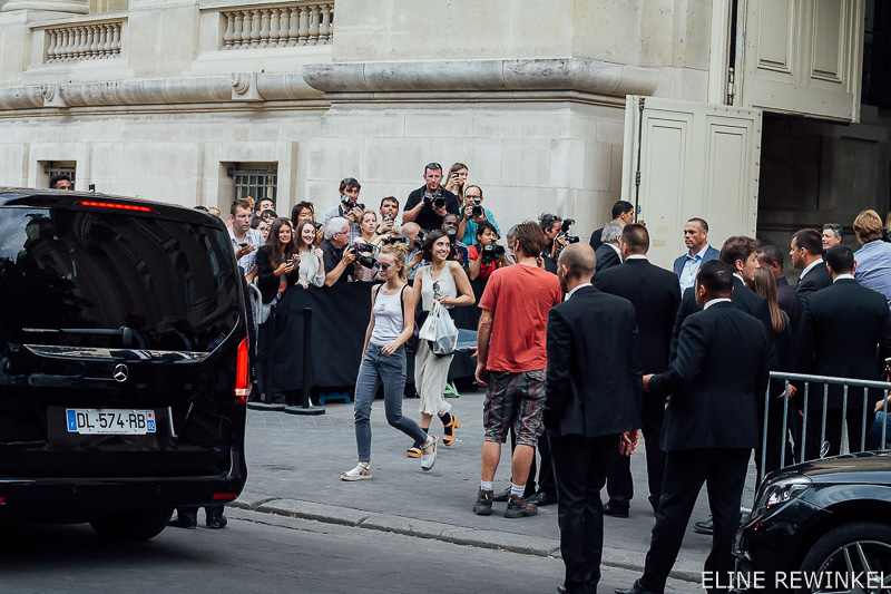 Lily-Rose Depp at the Chanel Show in Paris