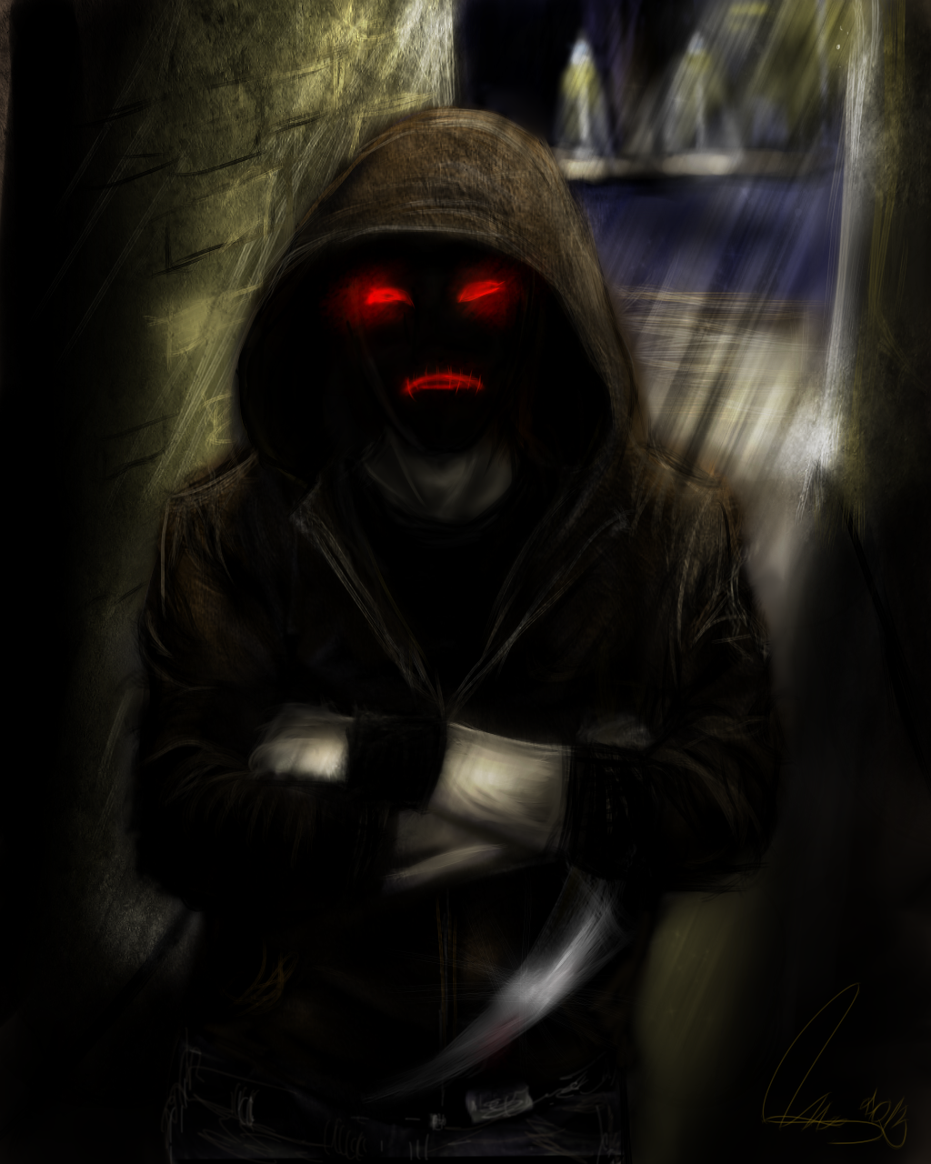 CREEPYPASTA TÜRKÇE Hoodie (The Hooded Man)
