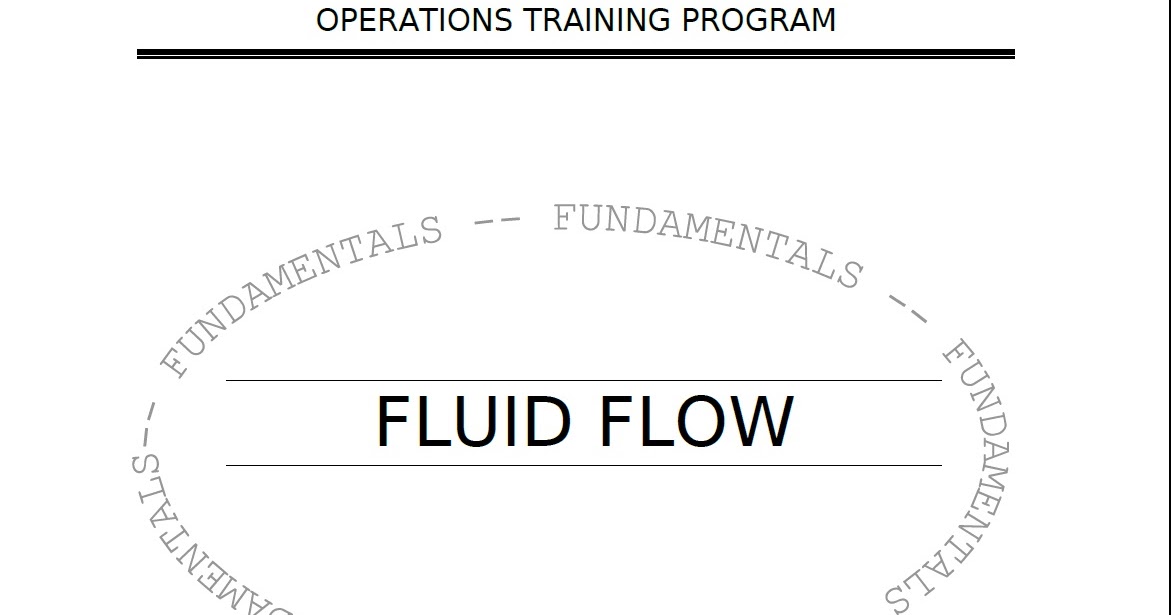 Engineering Library Ebooks Fluid Flow Operations Training Program