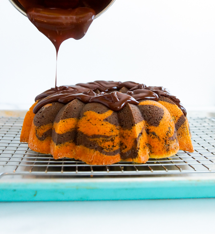 Chocolate-Vanilla Swirl Bundt Cake Recipe