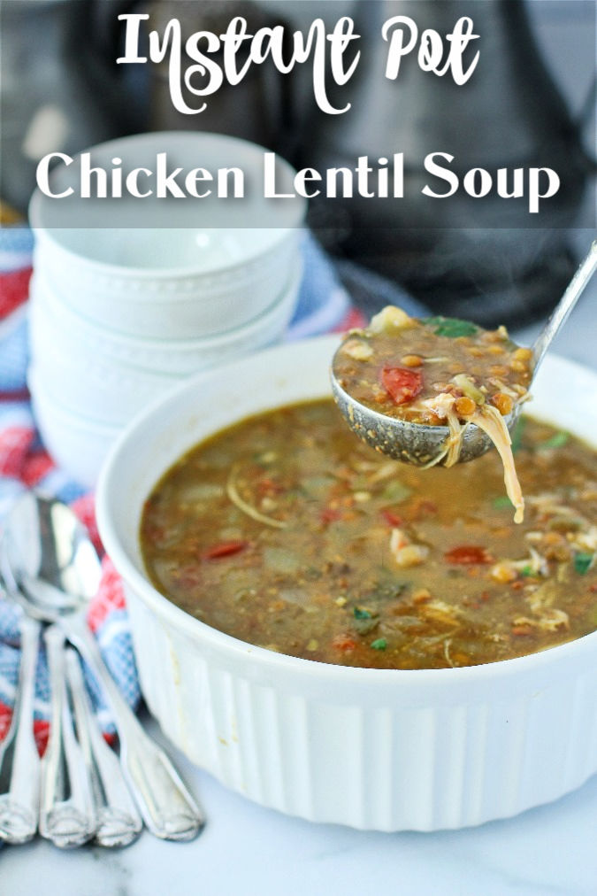 Chicken and Lentil Soup (Instant Pot) Karen's Kitchen Stories