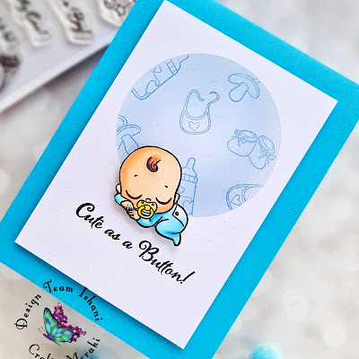 Baby cards, Crafty Meraki Oh baby stamp set, Congratulations on baby, Baby boy card, girl baby card, new parents card, quillish