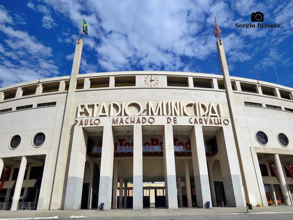 Estádio Municipal Paulo Machado de Carvalho Pacaembu (entrada) Descubra Sampa Cidade de Estádio Municipal Paulo Machado de Carvalho Pacaembu (entrada) Descubra Sampa Cidade de
