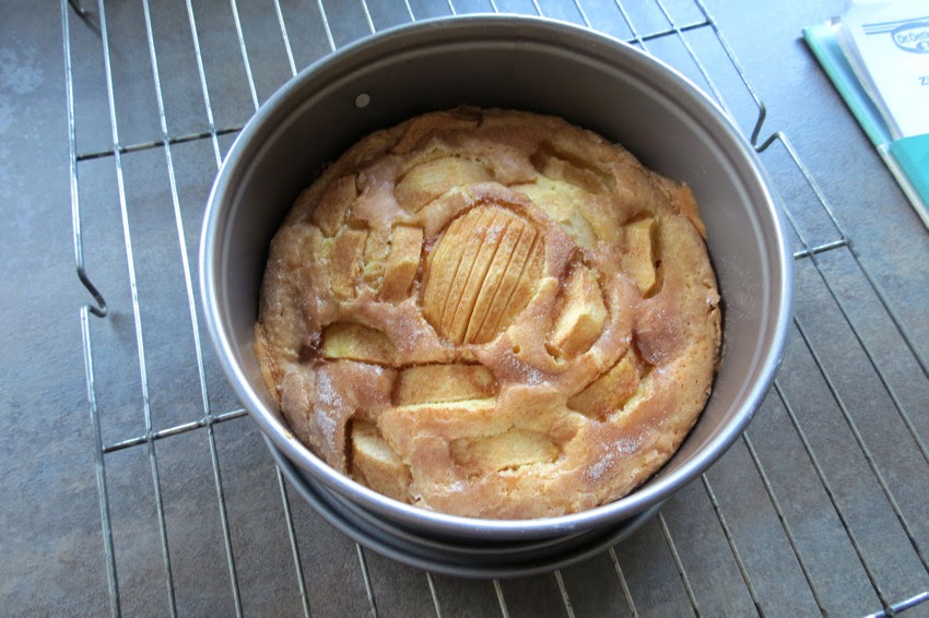 Apfelkuchen für eine kleine Form