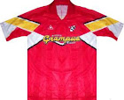 名古屋グランパス 1992-1993-1994 ユニフォーム-Le Coq Sportif-カップ戦-ホーム-赤