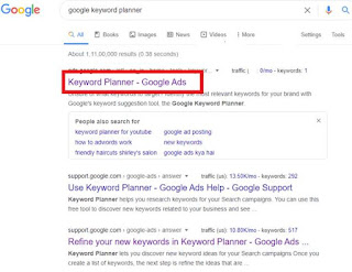 Google keyword planner tool kaise use kare